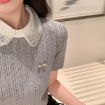 JAY – Collar Short Sleeve Knit