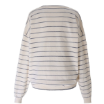 DIHAN – Loose Fit Stripe Knit Cardigan