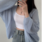JENNIE – кардиган Yeorifit Sheer Cool Knit Cardigan