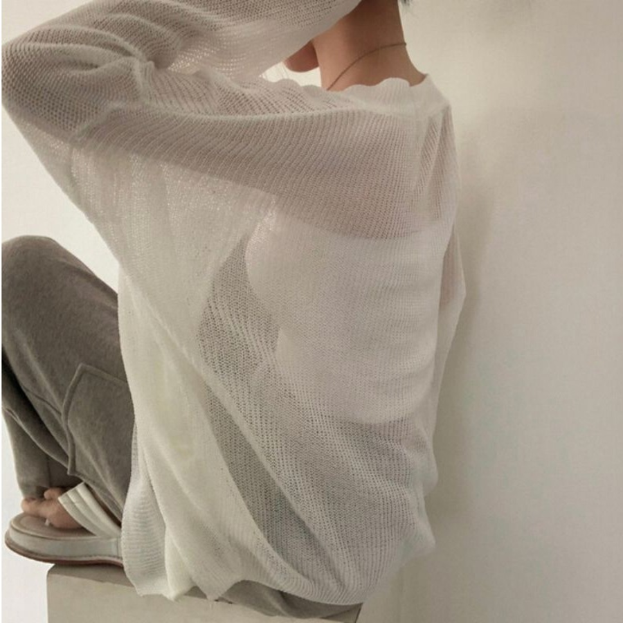 JENNIE – кардиган Yeorifit Sheer Cool Knit Cardigan