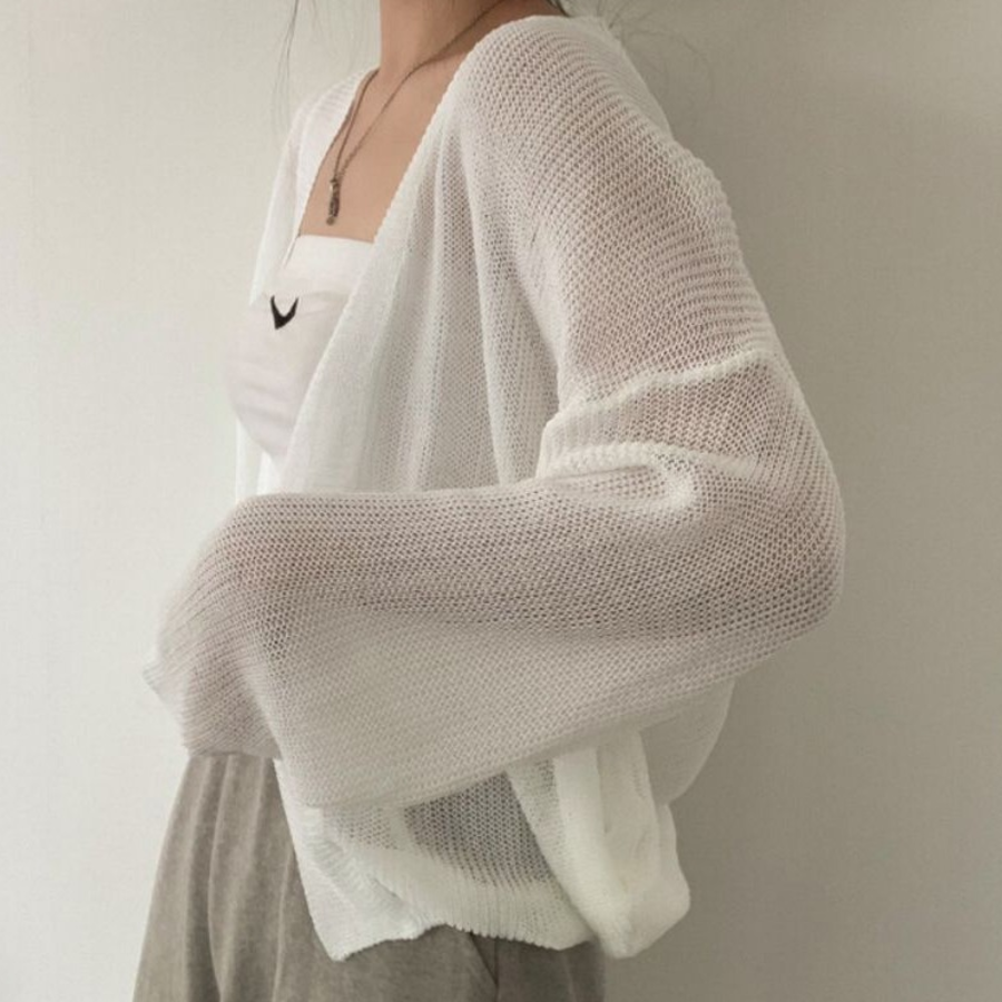 JENNIE – кардиган Yeorifit Sheer Cool Knit Cardigan