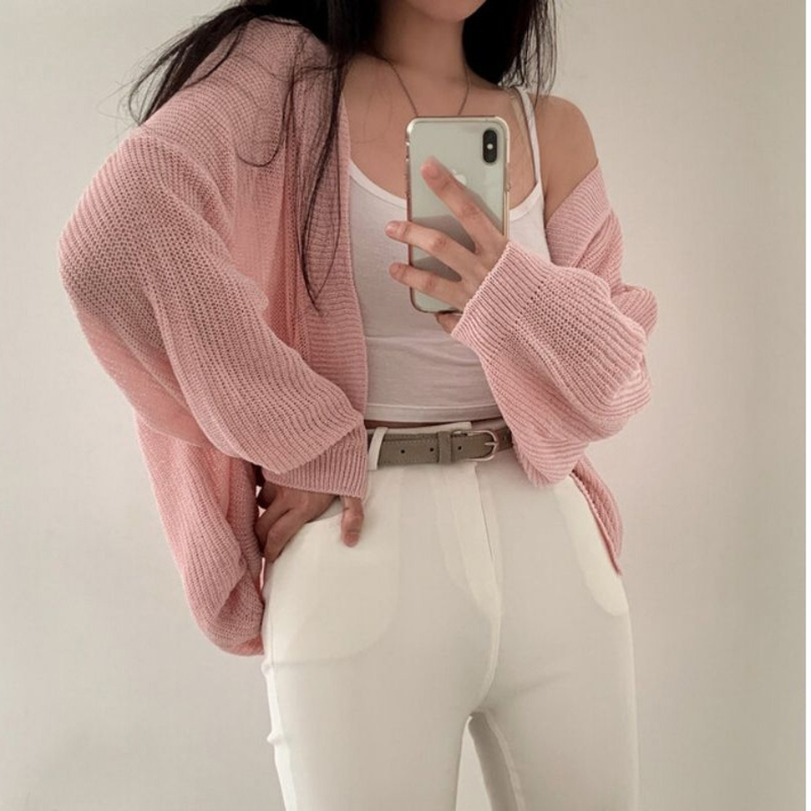 JENNIE – кардиган Yeorifit Sheer Cool Knit Cardigan
