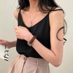 Mainne Strap Sleeve Blouse Tank Top