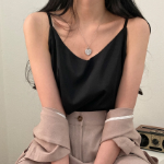 Mainne Strap Sleeve Blouse Tank Top