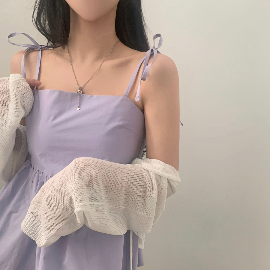 Heidi Corset Square-Neck Strap Ribbon Blouse