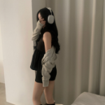 Heidi Corset Square-Neck Strap Ribbon Blouse