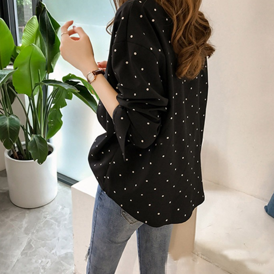 Earing – блузка Ribbon Chiffon Lace Blouse