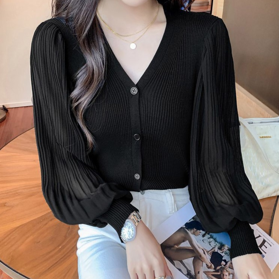 Daily – блузка- кардиган Puff Sleeve