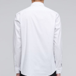 Wide Spread Collar Dress Shirt [White]