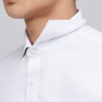 Wide Spread Collar Dress Shirt [White]