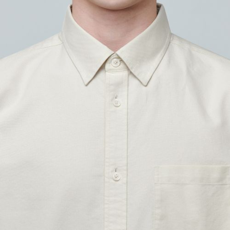 Basic Oxford Shirt [Cream]