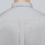 Oversized Poplin Short Sleeve Shirt [Light Warm Grey]