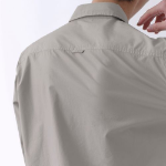 Basic Washed Poplin Shirt [Light Warm Grey]