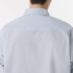 Relaxed Soft Poplin Short Sleeve Shirt [Sky Blue]