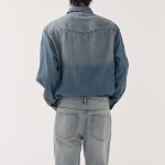 Denim Western Shirt [Light Indigo]