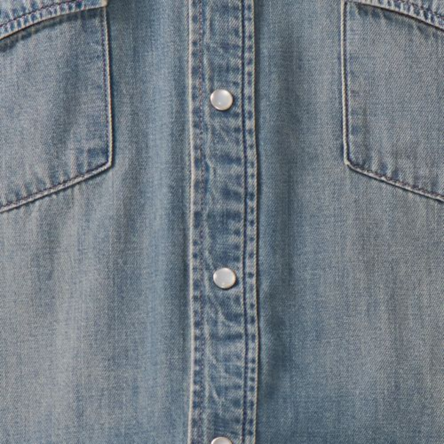 Denim Western Shirt [Light Indigo]