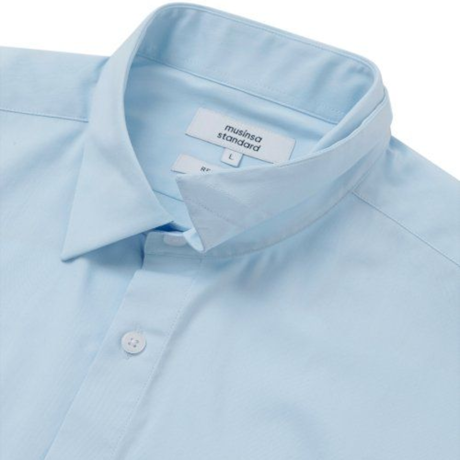 Basic Dress Shirt [Sky Blue]
