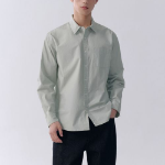 Basic Washed Poplin Shirt [Dusty Mint]