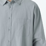 Relaxed Natural Touch Shirt [Mint Grey]