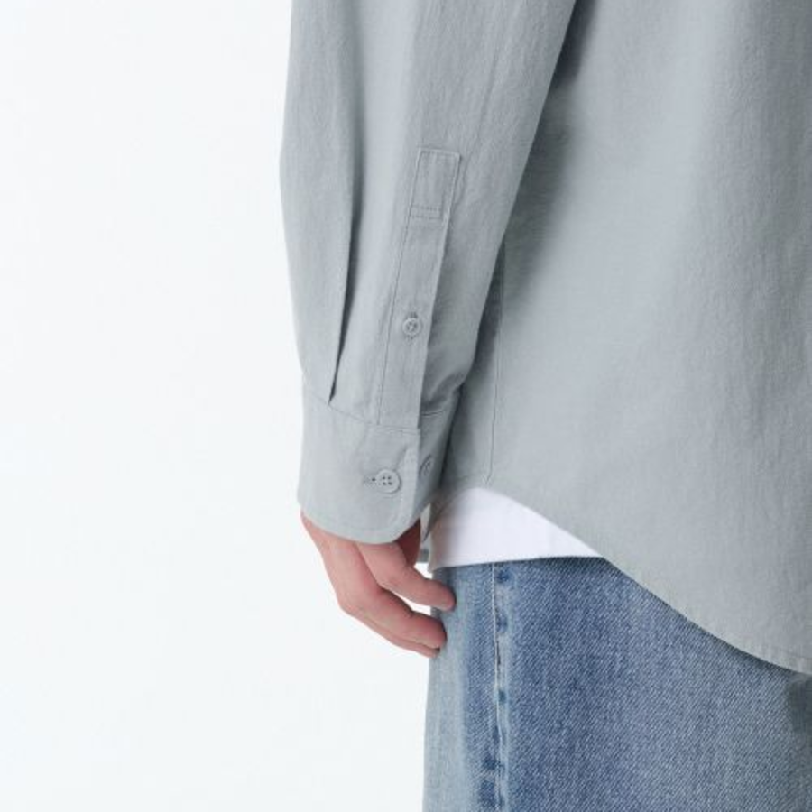 Relaxed Natural Touch Shirt [Mint Grey]