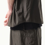 City Leisure Lightweight Nylon Oversized Short Sleeve Shirt [Mud Grey]