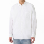 Relaxed Lightweight Nylon Shirt [White]