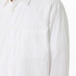 Relaxed Lightweight Nylon Shirt [White]