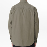Relaxed Washed Poplin Shirt [Dusty Khaki]