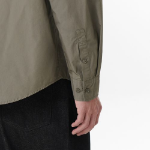 Relaxed Washed Poplin Shirt [Dusty Khaki]
