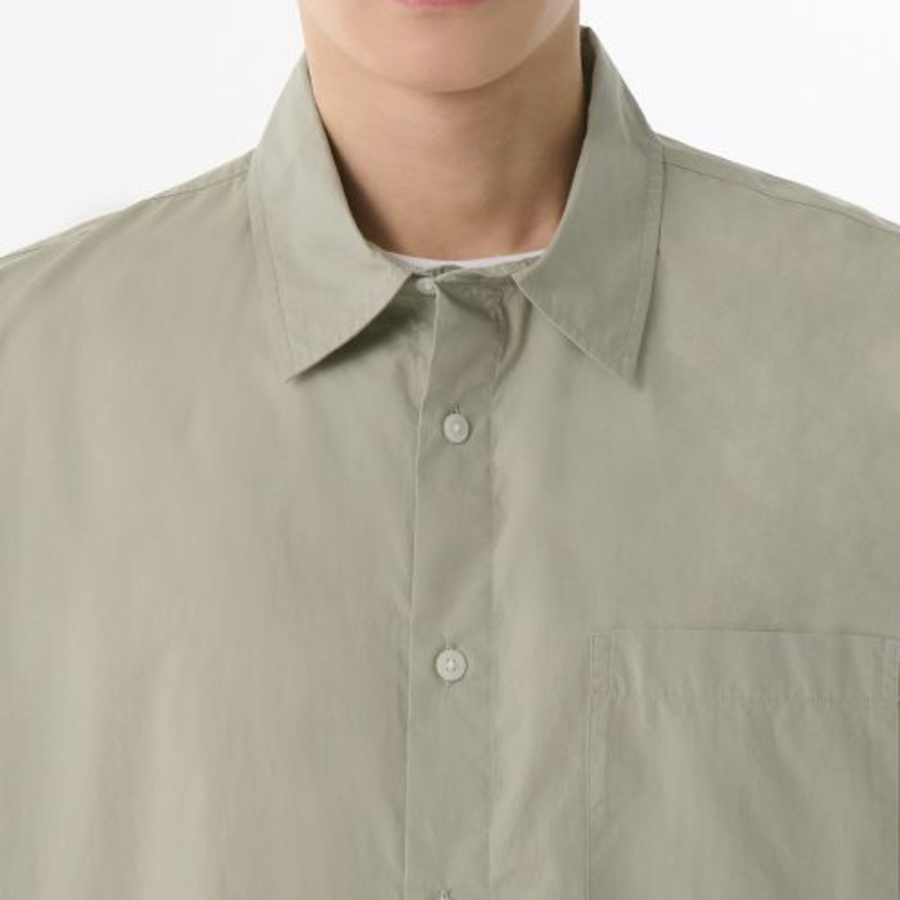 Relaxed Soft Poplin Shirt [Pistachio]