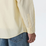 Oversized Washed Poplin Shirt [Lemon]
