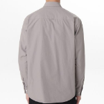 Relaxed Washed Poplin Shirt [Gray]