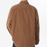 Relaxed Soft Poplin Shirt [Dusty Orange]