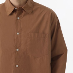 Relaxed Soft Poplin Shirt [Dusty Orange]