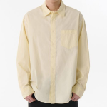 Relaxed Soft Poplin Shirt [Lemon]