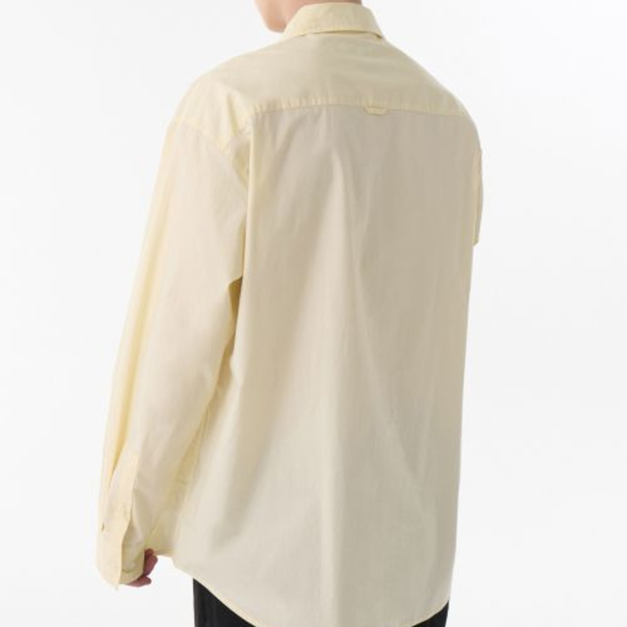 Relaxed Soft Poplin Shirt [Lemon]