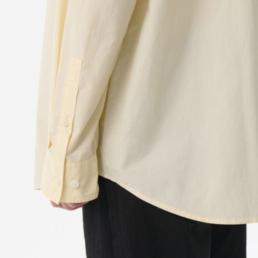 Relaxed Soft Poplin Shirt [Lemon]