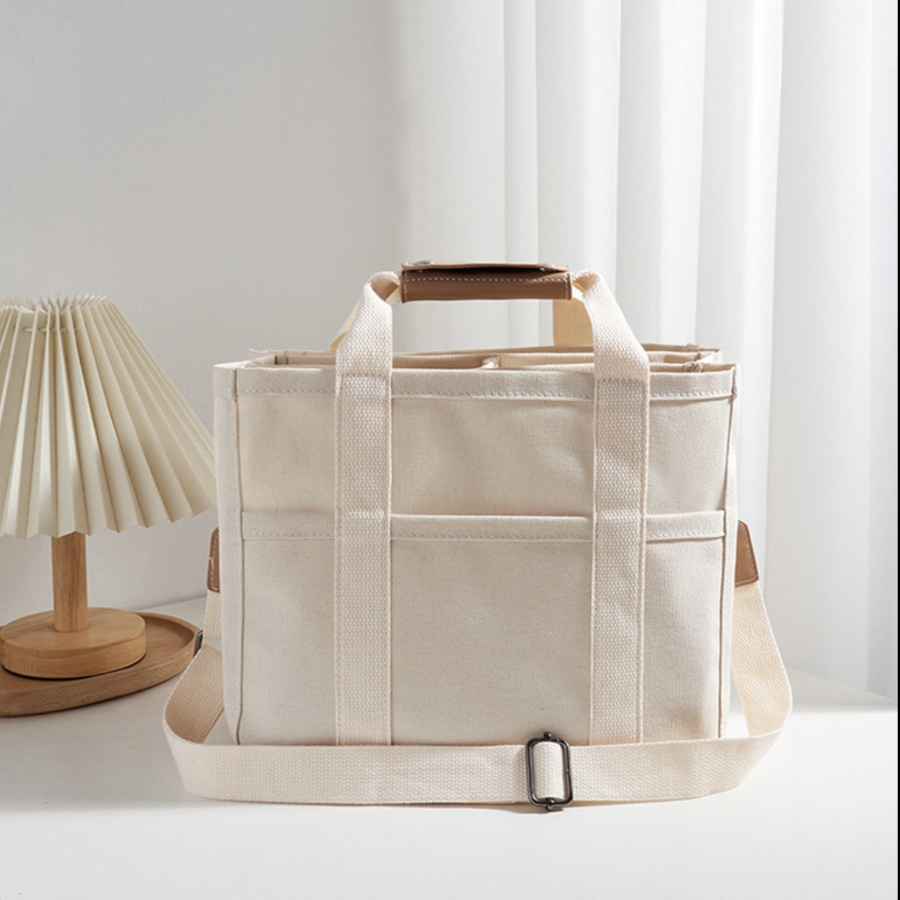 Multi-Pocket Canvas Bag — функциональная сумка для тех, кто всегда в движении