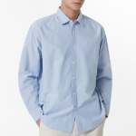 Relaxed Fit Oxford Shirt_Non Pocket [Blue]