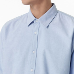 Relaxed Fit Oxford Shirt_Non Pocket [Blue]