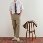 Relaxed Soft Poplin Short Sleeve Shirt [White]