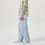 Jeoons Half-Banding Denim Pants Sky Blue