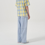 Jeoons Half-Banding Denim Pants Sky Blue