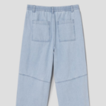 Jeoons Half-Banding Denim Pants Sky Blue