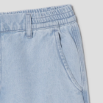 Jeoons Half-Banding Denim Pants Sky Blue