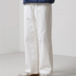 Haind Wide Cotton Denim Pants