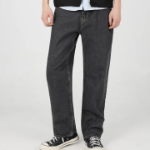 Warm Brushed Daily Straight Denim Pants