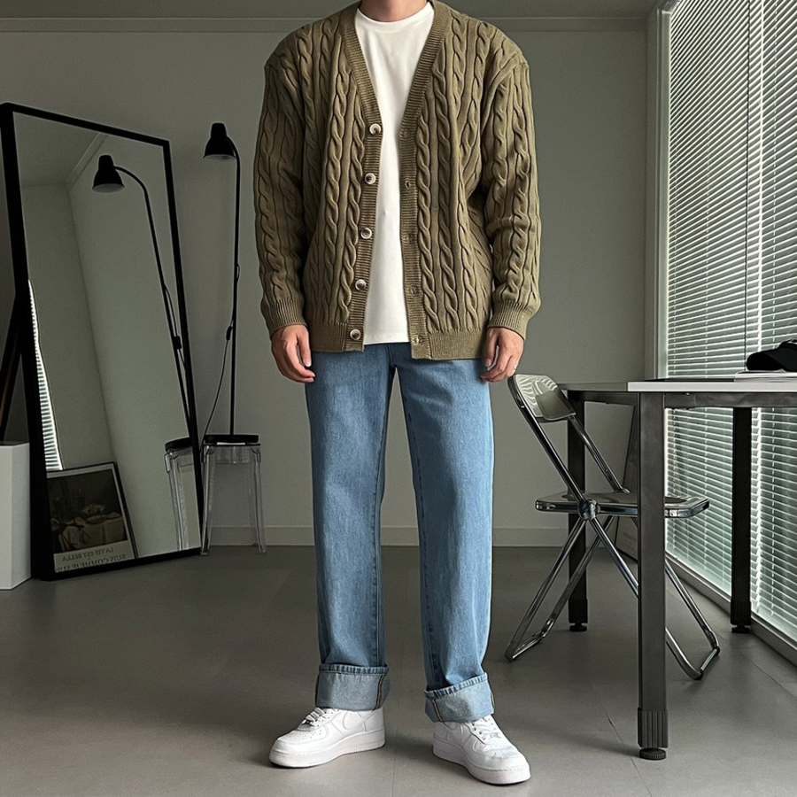 Motion 2-Color Roll-Up Denim Pants