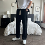 Unisex Banding Wide Light & Dark Blue Denim Pants