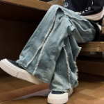Frederick Layered Oversized Denim Pants